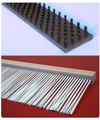 Spazzole Industriali e Antistatiche, su Disegno, Punzonate e Strip, Anelli, Scovoli, Macchine Spazzolatrici, Macrocomponenti a spazzole, Trattamento Corona 3-D, Sistemi Elettrostatici, Barre Antistatiche e Ionizzanti, Rilevatori di Metalli, Depolveratori, adesione, incollaggio elettrostatico, ionizzazione, elettrostatica, sistemi anistatici